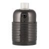 Bailey Fassung metall screw E27 schwarz Bailey Fassung metall screw E27 schwarz