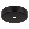Bailey Deckendose metall schwarz + schwarze Kabelhalter Bailey Deckendose metall schwarz + schwarze Kabelhalter