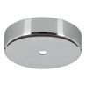 Bailey Deckendose metall chrom + transparent Kabelhalter