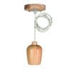 Bailey | Pendelleuchte Holz | E27  | 60W 