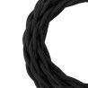 Bailey Stauben Kabel gedreht 2x0,75mm schwarz 3m