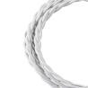 Bailey Stauben Kabel gedreht 2x0,75mm weiß 3m