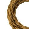 Bailey Stauben Kabel gedreht 2x0,75mm metallic gold 3m Bailey Stauben Kabel gedreht 2x0,75mm metallic gold 3m