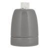 Bailey Fassung Porzellan E27 grijs Bailey Fassung Porzellan E27 grijs