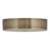 Bailey Deckendose metall bronze antik + transparent Kabelhalter