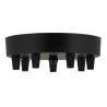 Bailey Deckendose metall schwarz multi 7 Kabelhalter Bailey Deckendose metall schwarz multi 7 Kabelhalter