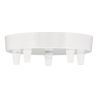 Bailey Deckendose metall weiß multi mit 5 Kabelhalter Bailey Deckendose metall weiß multi mit 5 Kabelhalter