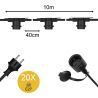 Bailey | Stechkabel 10 Meter | 20 Lichter | IP44 Bailey | Stechkabel 10 Meter | 20 Lichter | IP44