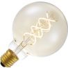 Lighto | LED-Faden | Große Fassung E27 | Globelamp | Gold | 95mm | 5W Lighto | LED-Faden | Große Fassung E27 | Globelamp | Gold | 95mm | 5W