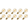 Lighto | LED-Glühfaden | Bajonettfassung B22d | Standard Glühbirne | Gold | 60mm | 4W | 10 Stück Lighto | LED-Glühfaden | Bajonettfassung B22d | Standard Glühbirne | Gold | 60mm | 4W | 10 Stück