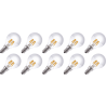 Lighto | LED-Faden | Kleine Fassung E14 | Kugellampe | Hell | 45mm | 4W | 10 Stück