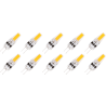 Lighto | LED-Glühbirne | G4-Fassung | Glühbirne zum Einstecken | Klar | 10mm | 1,5W | 10 Stück | 12V