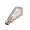 Lighto | LED-Glühfaden | E27-Fassung | Edison-Lampe | Hell | ST64| 64mm | 6W