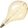 Calex | LED Glühfaden | Große Glühbirne E27 | Design Lampe | Gold | 165mm | 6W