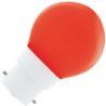 Bailey | LED-Glühbirne | Bajonettfassung B22d-Fassung | Kugellampe | Rot | 45mm | 1W