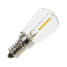 Lighto | LED-Glühfaden | Kleine Fassung E14 | Röhrenlampe | Hell | 26mm | 1W