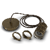Calex | Retro Pendelleuchte | Bronze | E27 Fassung | 2M Schnur