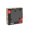 Calex | Deckenplatte aus Metall | Ø100mm | 3 Löcher | Matt Perlschwarz Calex | Deckenplatte aus Metall | Ø100mm | 3 Löcher | Matt Perlschwarz