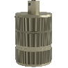 Calex | Lampenfassung | E27-Fassung | Aluminium | 3-Ring-Modell | Matt Bronze | Runde Kabelklemme | 60W Calex | Lampenfassung | E27-Fassung | Aluminium | 3-Ring-Modell | Matt Bronze | Runde Kabelklemme | 60W