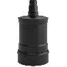 Calex | Lampenfassung | E27-Fassung | Aluminium | Mattschwarz | 60W Calex | Lampenfassung | E27-Fassung | Aluminium | Mattschwarz | 60W