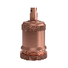 Calex | Lampenfassung | E27-Fassung | Aluminium | Kupfer matt | 60W Calex | Lampenfassung | E27-Fassung | Aluminium | Kupfer matt | 60W