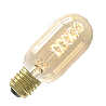 Calex | LED-Glühfaden | Große Fassung E27 | T45 | Röhre | Gold | 5,5W Calex | LED-Glühfaden | Große Fassung E27 | T45 | Röhre | Gold | 5,5W