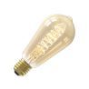Calex | LED-Glühfaden | Große Fassung E27 | Rustikale ST64 | Gold | 5,5W Calex | LED-Glühfaden | Große Fassung E27 | Rustikale ST64 | Gold | 5,5W