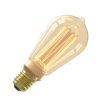 Calex | LED-Glühfaden | Große Glühbirne E27 | Rustikale ST64 | Gold | 3,5W Calex | LED-Glühfaden | Große Glühbirne E27 | Rustikale ST64 | Gold | 3,5W