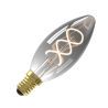 Calex | LED-Glühfaden | Kleine Fassung E14 | B35 Kerze | Titanium | 4W Calex | LED-Glühfaden | Kleine Fassung E14 | B35 Kerze | Titanium | 4W