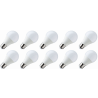 Lighto | LED-Glühbirne | Große Fassung E27 | Standard-Glühbirne | Hell | 60mm | 9W | 10 Stück Lighto | LED-Glühbirne | Große Fassung E27 | Standard-Glühbirne | Hell | 60mm | 9W | 10 Stück