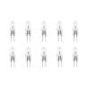 10x Halogen Stiftsockellampe 12V | G4 Dimmbar | 10W