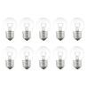 10x Glühbirne Tropfenlampe | E27 Dimmbar | 15W