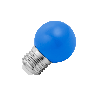 Lighto | LED-Glühbirne | Große Fassung E27 | Kugelbirne | Blau | 45mm | 1W