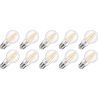 Lighto | LED-Glühfaden | Große Fassung E27 | Standard Glühbirne | Hell | 60mm | 8W | 10 Stück Lighto | LED-Glühfaden | Große Fassung E27 | Standard Glühbirne | Hell | 60mm | 8W | 10 Stück