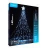 Modee | Weihnachtsbeleuchtung LED-Lichterkette | 3m mit Stern | 300 Lichter mit 8 Lichtmodi | IP44 | Kaltweißes Licht