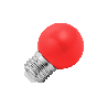 Lighto | LED Tropfenlampe Plastik | E27 | 1W Rot Lighto | LED Tropfenlampe Plastik | E27 | 1W Rot