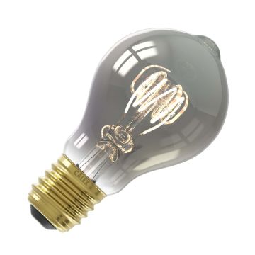 Calex | LED-Glühfaden | Große Glühbirne E27 | A60 | Titanium | 4W