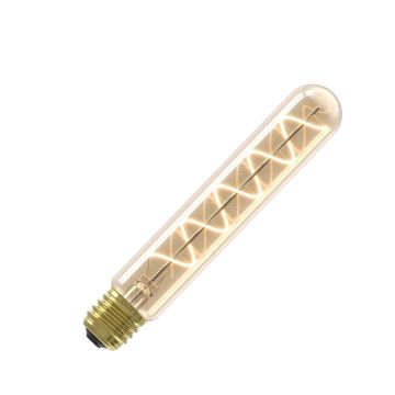 Calex | LED-Glühfaden | Große Fassung E27 | T45 | Röhre | Gold | 2,5W
