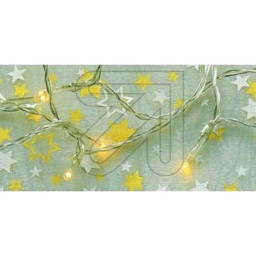 EGB LED Strang 10 Weihnachtsbeleuchtung mit Timer auf Batterien für drinnen