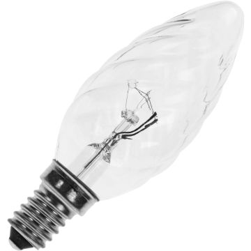 Glühbirne Kerzenlampe gedreht | E14 Dimmbar | 11W 