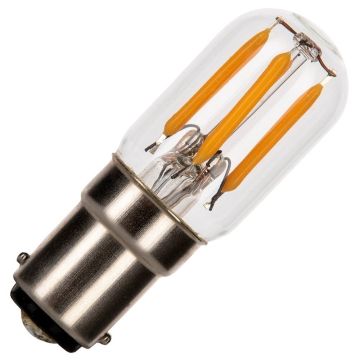 Bailey Röhrenlampe | LED Glühfaden | Ba15d Bajonettfassung 2.5W | Dimmbar