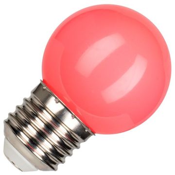 Bailey | LED-Glühbirne | Große Fassung E27 | Kugelbirne | Rosa | 45mm | 1W