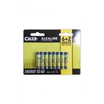 Calex Alkaline penlite AAA Batterien Vorteilspaket 6+2 Stück