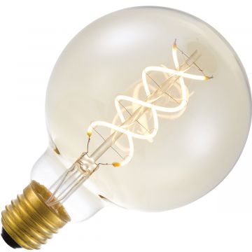 Lighto | LED Globelampe | E27 Dimmbar | 5W 95mm | Gold