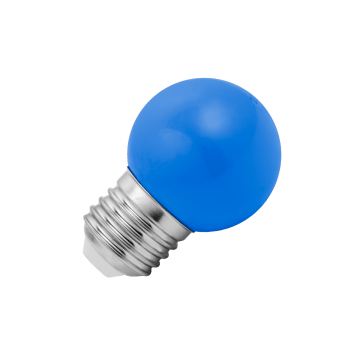 Lighto | LED Tropfenlampe Plastik | E27 | 1W Blau