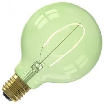 Calex Colors NORA | LED Globelampe | E27 4W 95mm grün Dimmbar