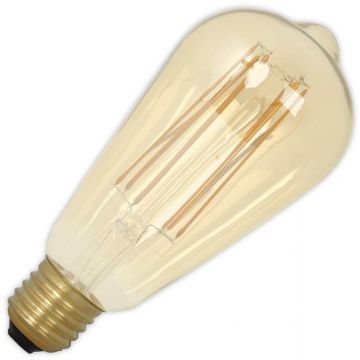 Lighto | LED Rustikalampe | E27 Dimmbar | 4W Gold