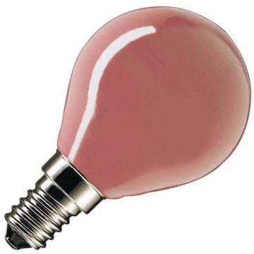 Glühbirne Tropfenlampe | E14 Dimmbar | 25W Rot
