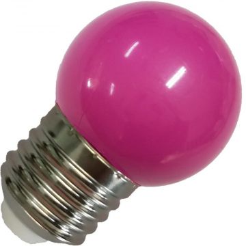 Lighto | LED Tropfenlampe Plastik | E27 | 1W Violett