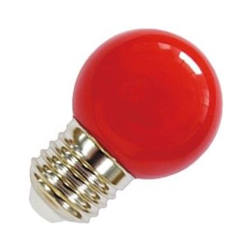 Lighto | LED Tropfenlampe Plastik | E27 | 1W Rot